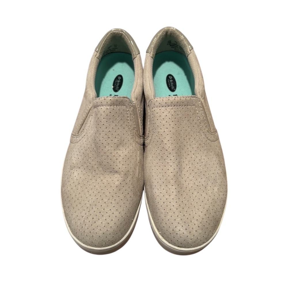 Dr. Scholl's Madison Slip On Sneaker in Griege Microfiber Size 7